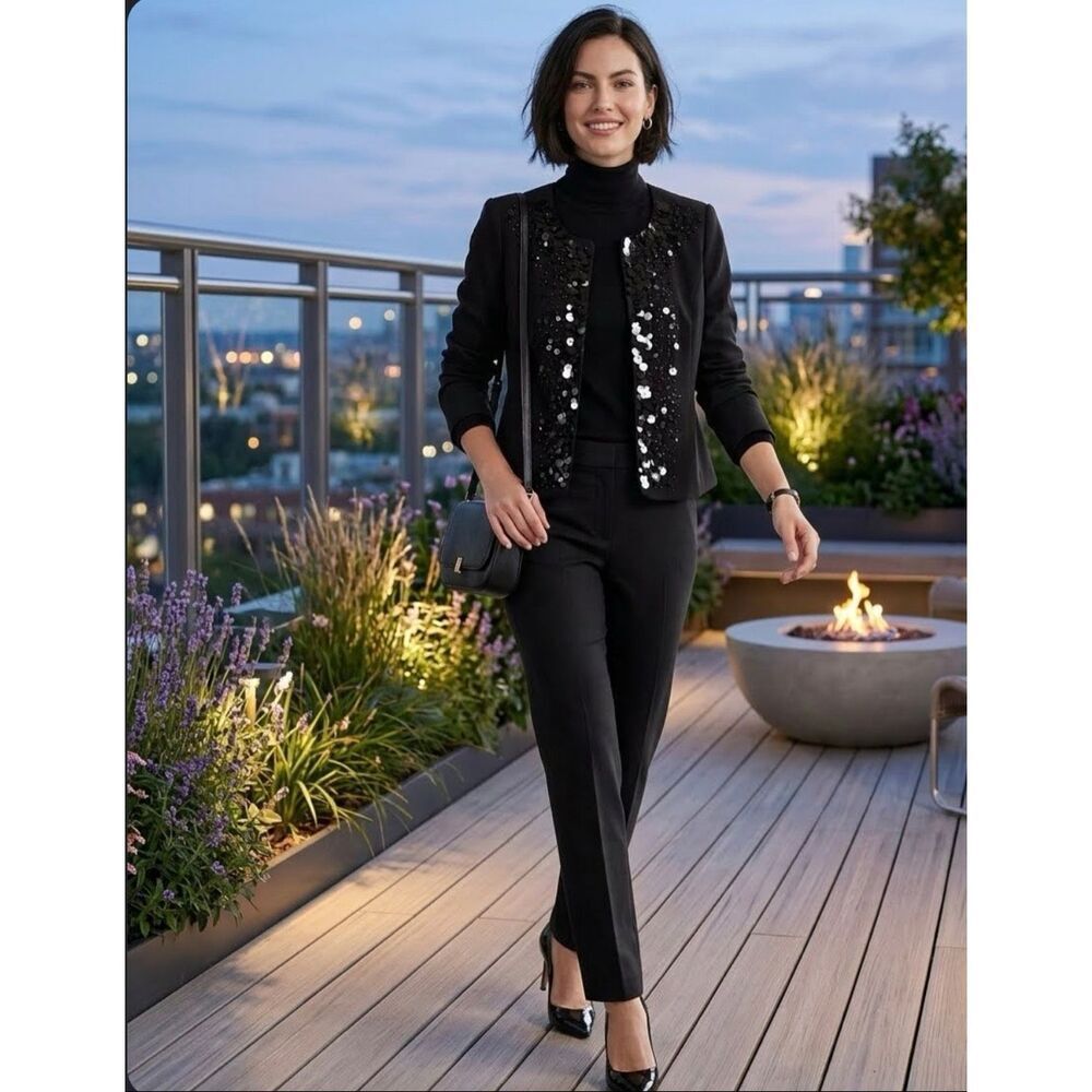 Sequin Embellished Blazer